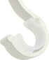 Sydien 2Pcs Curtain Rod Brackets Curtain Rods Holders with Mounting Screws and Wall Anchors for Curtains Rod (Ivory White)...