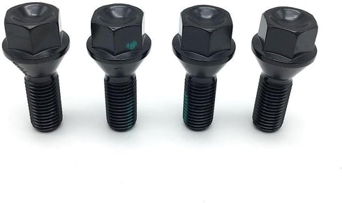 WayJun 4 Pcs Wheel Lug Nuts M12 X 1.5 Compatible with Select BMW E46 325 E90 E39 E60 E53 Models 36136781150...