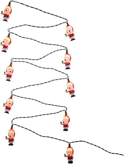 Peanuts Kurt Adler UL 10-Light Santa Suit Snoopy Light Set...