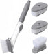 Dishwand Set, No-Scratch Soap Dishwashing Brush Scrubber, Kitchen Cleaning Sponge Cleaning Brush for Pots, Dishes, Sink, Comes with 1 Replacement ...