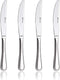 Dinner knife 4 Pieces Stainless Steel Butter Knife Set, Silver...