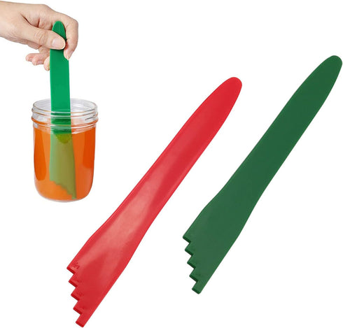2pcs Bubble Popper for Canning Kit, Canning Supplies Bubble Measurer Canning Tools Potato Masher Canning Accessories, (Red and Green)...