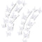 24pcs 3D Butterfly Removable Mural Stickers Wall Stickers Decal for Home and Room Decoration (White-24pcs)...