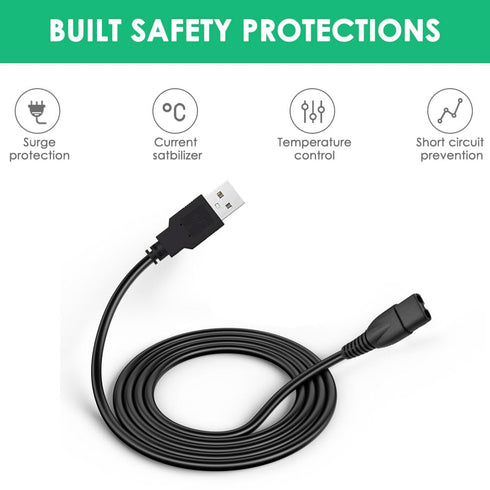 5V USB Charging Cable Compatible with Limural Hair Clippers Charger Power Cord Supply Adapter......