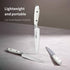5 inch Paring Knife, German 1.4116 Stainless Steel Peeling Knife, Fruit Vegetable Knife with White ABS Handle, Razor Sharp Small Kitchen Knife wit...