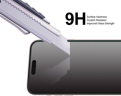 Supershieldz (2 Pack) Anti Glare (Matte) Tempered Glass Screen Protector Designed for iPhone 15 Plus (6.7 inch) + Camera Lens, Anti Fingerprint, A...
