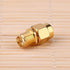 SMA Female to RP-SMA Male Jack Adapter, 50ohm, Pure Brass, Antenna, Coaxial, 4 Pack...