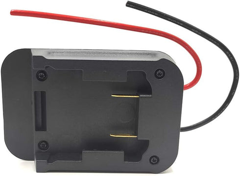 Battery Adapter for DEWALT 18V/ 20V MAX & Milwaukee M18 18V Lithium Battery Power Mount Connector Dock Holder, Power Wheels Adapter DIY Drill Tool...