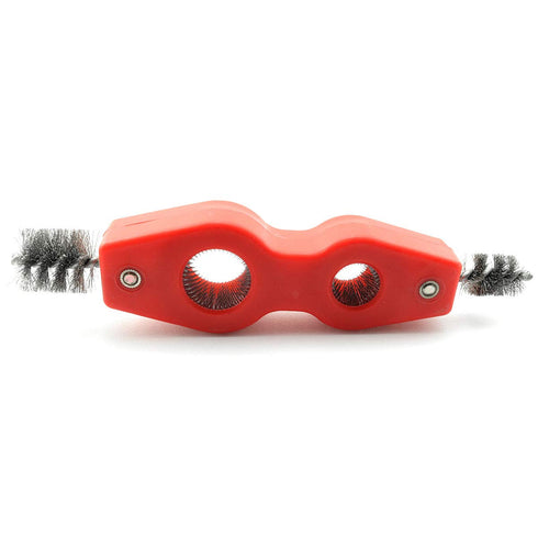 LQ Industrial Copper Pipe Cleaner 4 in 1 Copper Tubing Brush Battery Post Cleaning Brush Tool Red...