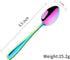 8 Pieces 18/10 Dessert Spoons Teaspoons Small Coffee Spoons Espresso Spoons, 5.5 Inch (multicolor)...