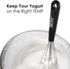 2 in 1 Stainless Steel Whisk Egg Beater & Instant thermometer Probe 12 inch for Cooking Candy, Yogurt, Chocolate, Butter Cream, Sause, Cake...