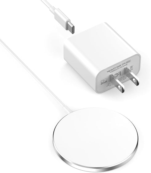 Wireless Charger,15W Wireless Charging Pad,Fast Mag-Safe Charger for iPhone 15 Pro Max/15 Pro/15/15 Plus/14/13/12 Series AirPods 3/2/Pro 2 Magnet ...