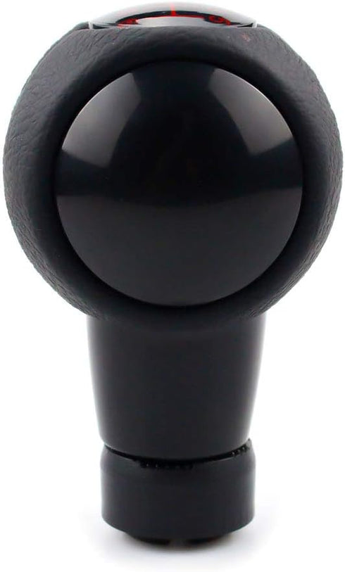 for Min Coper F55 F56 F54 F60 Manual Car Gear Shift Knob Shifter Cover Gaiter Leather Boot (Red-6 Speed)...