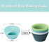 Silicone Muffin Baking Cups 12 Pack Reusable Cupcake Liners Non-stick Cake Molds, BPA Free, Dishwasher Safe...