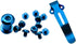 Titanium Screw Kit with Stainless Pocket Clip for Benchmade Bugout 535 (Blue)...