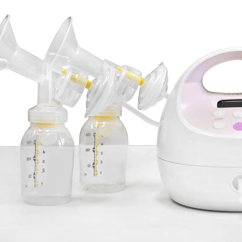 Maymom Flange Adapter Compatible with Spectra S1, S2; Connects Maymom Breastshield/Bottle and Spectra Backflow Protector (Yellow)...