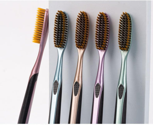Huge Head Toothbrush Soft Toothbrush Large Long Head Whitening Teeth (Blue 1 PCS)...