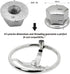Steering Wheel Center Nut for 1/2"-20 or 5/8"-18 Boat Manual Helms System, 316 Stainless Steel (5/8”-18)...