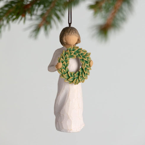 Willow Tree Magnolia Ornament, Sculpted Hand-Painted Figure...