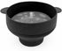 Microwave Popcorn Popper, BESUNTEK Collapsible Silicone Popcorn Maker Microwavable Bowl with Handles, BPA Free and Dishwasher Safe (Black)...