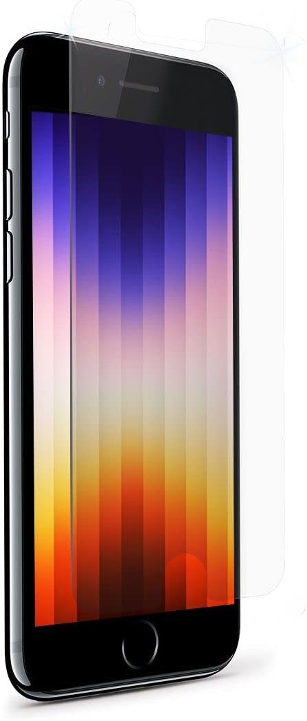 PureGear Maximum Clarity HD Tempered Glass Screen Protector for Apple iPhone SE (2020) (2022), 8, iPhone 7, 6s, Touch + Precision, Case Friendly F...