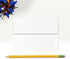 LUXPaper A2 Invitation Envelopes | Peel & Press | 4 3/8" x 5 3/4" | White Linen | 80lb. Text | 50 Qty...