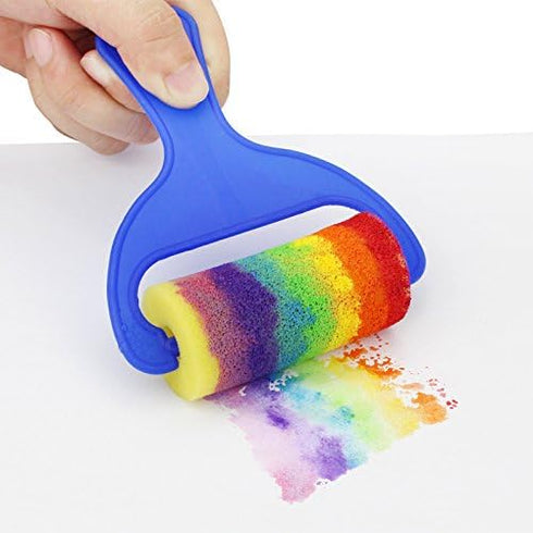 Painting Foam Brush Roller Sponge for Kid Mini Paint Brushes DIY Art Craft Painting Tool Set...
