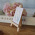 Mini Wooden Easel,10 Pcs Mini Easels Small Tabletop Easel Mini Easel Display Stands for Small Canvases,Kids Crafts,Business Cards,Signs,Photos,Gif...