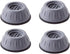 MWELLEWM Shock and Noise Cancelling Washing Machine Support, Plastic Noise Reducing Anti Slip Anti Vibration Rubber Washing Machine Feet Pads, Ant...