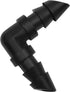 60 Pack Drip Irrigation 1/4" Barbed Elbow Fittings, Barbed Connectors for 1/4 Inch Irrigation Tubing Drip Line 90 Degree Elbow for Drip Sprinkler ...