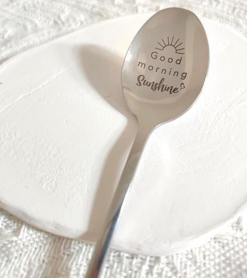 Good Morning Sunshine Spoon Gifts for Women Girls Christmas Birthday Gift for Coffee Tea Lover Grandma Wife Anniversary Valentine's Day Gifts for ...
