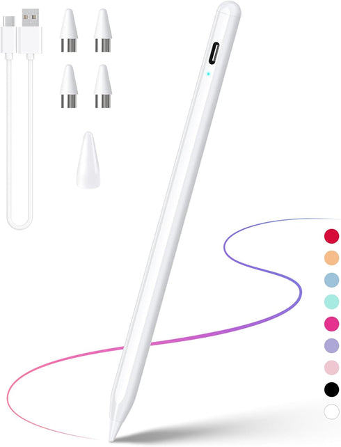 Stylus Pen, Active Stylus Pen Compatible for iOS and Android Touchscreens/Phones, Rechargeable Stylus Pen with Dual Touch Screen, Stylus Pencil fo...