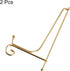 uxcell Plate Stand for Display, 10 Inch 2Pcs Iron Decorative Plate Holder Metal Easel Folding Display Stand for Photo Picture Frame, Gold...