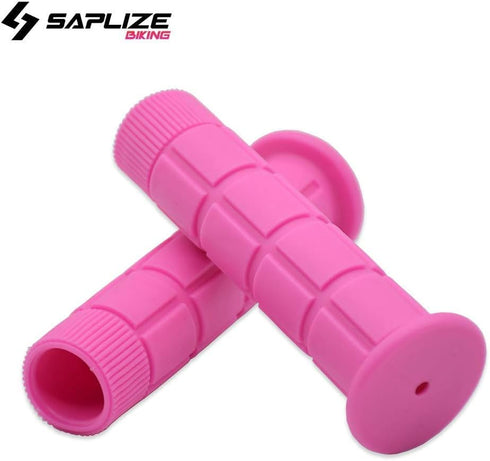 SAPLIZE Bike Handlebar Grips, for Kids Girls Boys Bikes, Balance Bikes, Road Bikes and Scooters, Length 4.9", Soft and Comfortable...
