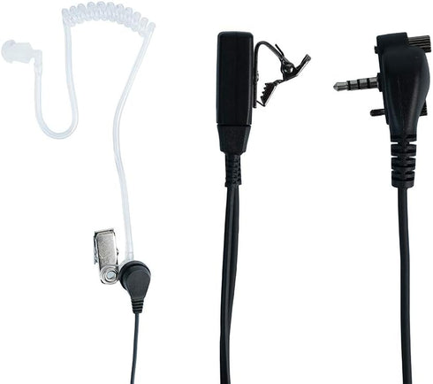 Vx-261 Earpiece Headset with Mic for Motorola Vertex Standard VX-231 VX-351 Walkie Talkie 2 Way Radio Black...