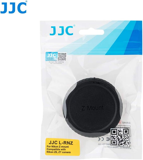 JJC Z Mount Body Cap & Rear Lens Cap Set, for Nikkor Z Lens, Z-Mount Lense Rear Cap, Body Sensor Protective Cover, Compatible with Nikon Z Mirrorl...