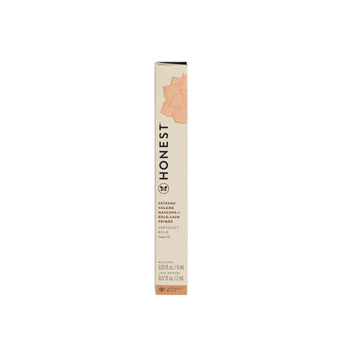 Honest Beauty 2-in-1 Extreme Volume Clean Mascara + Bold Lash Primer with Castor Oil | Maximum Volume + Curl | Vegan + Cruelty Free | Black, .27 f...