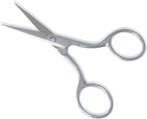 4 Inch Pointed Tip Precision Embroidery Scissors Stainless Steel Small Scissors Detail Shears Sewing Scissors Thread Scissors for Needlework, Craf...