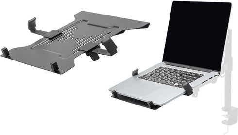 Monoprice Laptop Holder Attachment for Desk Mounts - Ideal for Work, Home, Office Laptops, Black - Workstream Collection...