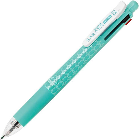 ZEBRA P-J4SA11-BG Multi-functional Pen, 4 Colors + Sharp, Sarasa Multi, 0.5, Blue Green...