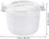 Microwave Rice Cooker Rice Steamer:2pcs Round Microwave Food Container Microwaveable Rice Pasta Cooker Microwave Rice Steamer for Rice Chicken Pas...