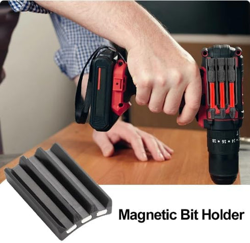 Magnetic Electric Drill Screwdriver Bit Holder For Dewalt For Milwaukee Tool High Strength 3M Adhesive Drill add-on for Easy Access to three Drive...