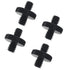 4pcs Camera Mount Screw 1/4" Male to 1/4" Male Threaded Tripod Screw Adapter Double Sided Standard Mounting Thread Converter(Black)...