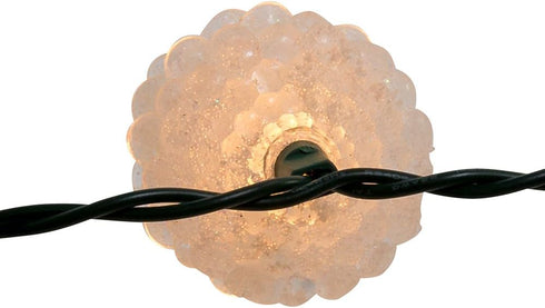 Kurt Adler 10-Light Clear Pinecone Light Set...