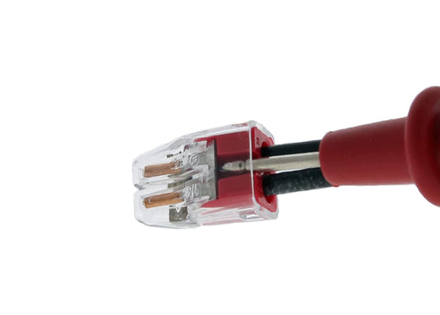 IDEAL Electrical 30-1032P in-Sure Push-in 2 Port Wire Connector, Red, (100/Bag)...
