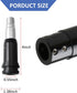 Universal Shift Knob Adapter, Aluminum Alloy Gear Shift Knob Adapter for Non-Threaded Shifters, Shift Knob Adapter Kit...