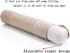 Alibo Gray Bolster Neck Round Roll Support Bed Pillow 18.9" x3.9" with Washable Pillowcase Pain Relief Cervical Pillow,Back Sleeping Head Rest....