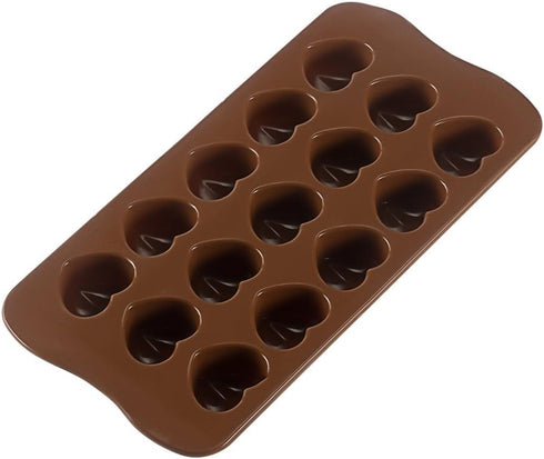 Silicone Heart Chocolate Mold, Candy Molds for Party, Wedding, Jelly, Heart Shaped Ice Cube, Pack of 2...