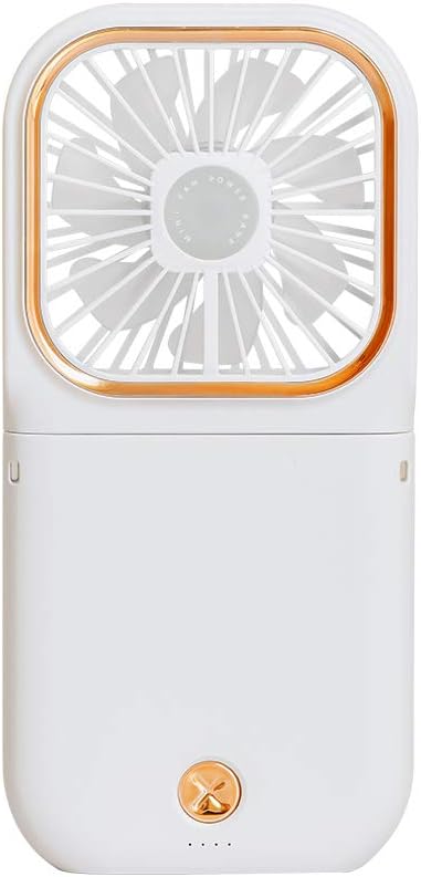 New 2021 Upgrade Handheld Fan Small Personal Fan with 3 Speeds Neck Rechargeable Portable Fan Powerful Mini USB Outdoor Fan Quiet Small Desk Fan F...