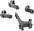 3/4/5/6/7/8/9/10/12inch Display Stands Black Plastic Easels,Plate Display Stands,Picture Frame Stand Holder,Picture Easel at Weddings(5inch 12PCS)...